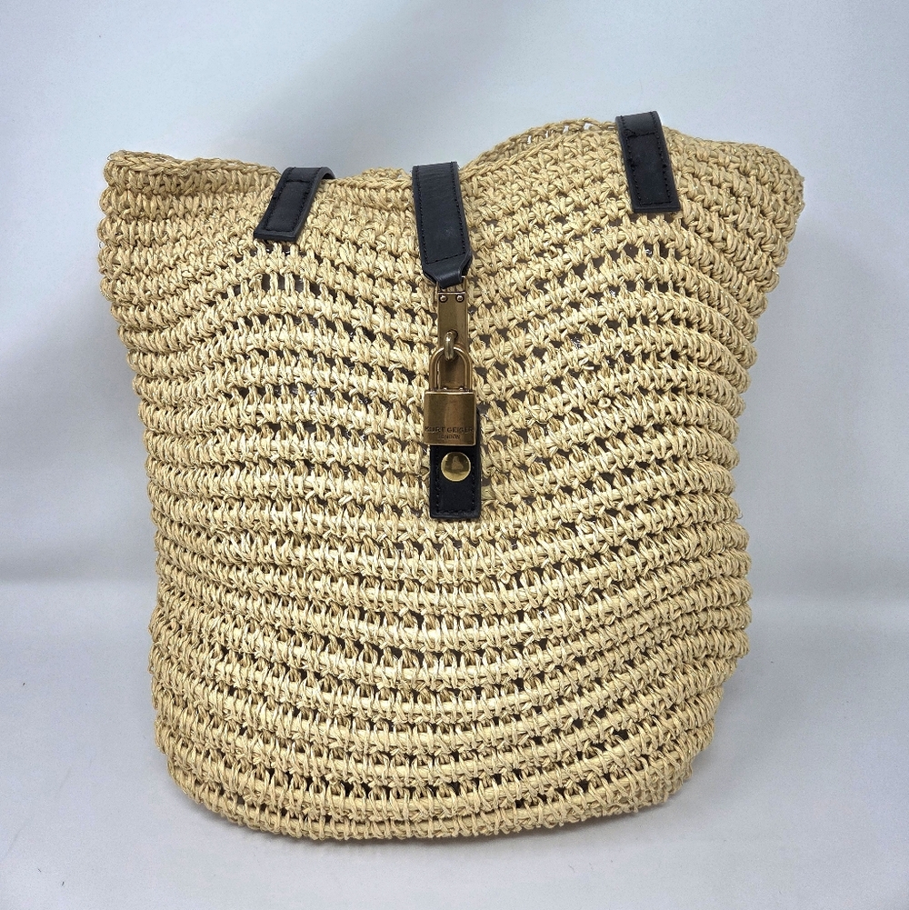 Kurt Geiger Brixton Raffia Tote